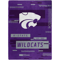 KANSAS STATE OFFIcIAL NcAA Digitize Raschel Throw Blanket 60 x 80(D0102H94gEg)