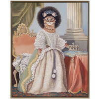 Kitty Queen Charlotte Framed Canvas Wall Art