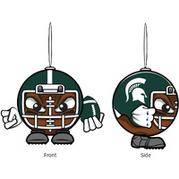 Michigan State Spartans Ornament Ball Head