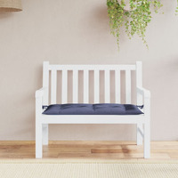 vidaXL Garden Bench Cushion Navy Blue 39.4x19.7x2.8 Oxford Fabric
