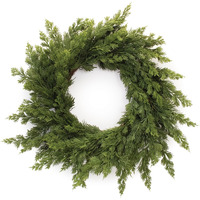 Variegated Pine Wreath 25"D