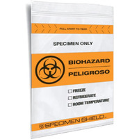 PUREVAcY Biohazard Bags 8 x 10 Pack of 100 Zipper Bags 8x10 Biohazard Specimen Bags 3 Wall Tear Pouch Bags 2 mil Seal Top Specimen Biohazard Bags for Shipping Packaging Specimen Transport Bags(D0102HIZ55V)