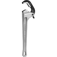 VEVOR Aluminum Straight Pipe Wrench 18 in Automatic Jaw Adjustment 60CRV Jaw