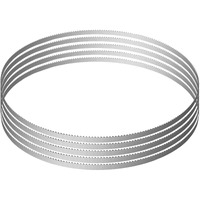 VEVOR Band Saw Blade, 65x0.63x0.02 inch, 5 PCS/Pack Meat Bandsaw Blades for Replacement, Carbon Steel Blade, Meat Cutting Blade Wrapped by Rust-Proof Paper, Fit for Commercial Bone Saw Machines
