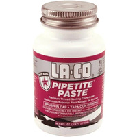 LA-CO PIPETITE Paste Soft Set Thread Compound, 1/4 pt Jar with Brush in Cap