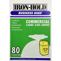 CAN LINER CLR 45-50 BX80 (Pack of 1)