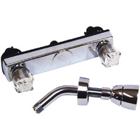 RV SHOWER FAUCET CHRM 8" (Pack of 1)