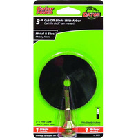 CUT-OFF BLADE W/ARBOR 3" (Pack of 1)