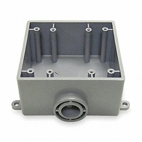 BOX PVC 2GANG FSE 3/4" (Pack of 1)