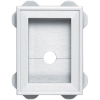 BLOCK WRAPAROUND UTIL WH (Pack of 1)