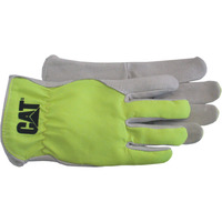 Glove Pig Palm w Fluorescent Green Back