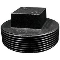 PLUG SQ HEAD 3" BLACK (Pack of 1)