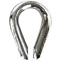 S.S. WIRE ROPE THIMBLE - 3/8'