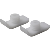 Walker Ski Glides, White, 1 Pair