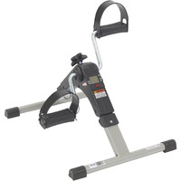 Folding Exercise Peddler with Electronic Display, Black