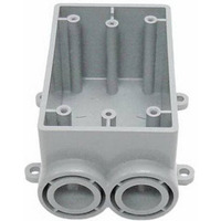 BOX PVC 1GANG 1/2" FSS (Pack of 1)