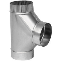 TEE 90 FUL FLOW 26GA 5" (Pack of 1)