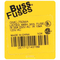 FUSE ELEC TIME LAG 750MA (Pack of 1)