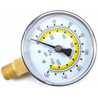 AIR PRESSR GAGE 2-1/4"BM (Pack of 1)