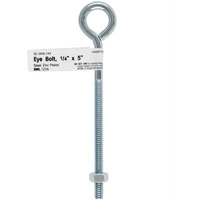 BOLT EYE W/NUT 1/4""X5"" (Pack of 10)