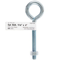 BOLT EYE W/NUT 5/16""X4"" (Pack of 10)