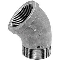 ELBOW ST 45DEG BLACK 3/4 (Pack of 1)