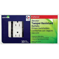 TR RECEPTCL 15A WHT (Pack of 1)