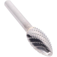 SH7 3/4" X 1-5/8" Flame Carbide Burr 1/4 Shank, DULSH7