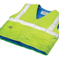 TechNiche Evaporative Cooling Traffic Safety Vest, Powered by HyperKewl