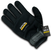 Breathable Mechanic's Glove, Black, XL