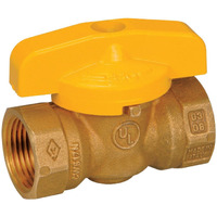VALVE BALL GAS 1/2" LOCK (Pack of 1)