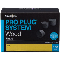 WOOD IPE PLUGS #8 (Pack of 1)