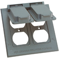 DUPLEX RECPTCLE COVER 2G (Pack of 1)