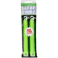 GREEN 8HR LIGHTSTICK 2/PK