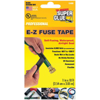 Super Glue SGC1540812 10' E-Z Fuse Tape Black
