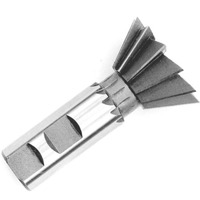 3/8" 45 Degree HSS Weldon Shank Dovetail Cutter, DWCA1406-45