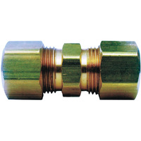 COMP UNION 7/8X7/8"BR LL (Pack of 1)