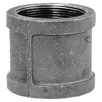 COUPL MALLEABLE 2" BLACK (Pack of 1)
