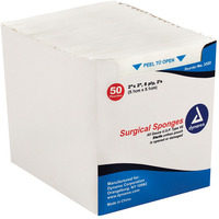 Gauze Sponges Sterile- 2's 4"X 4"-12ply (25-2's per tray)