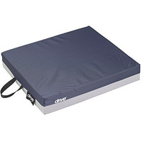 Drive Medical Gel "e" Skin Protection Wheelchair Seat Cushion, 18 x 18 x 3", Blue