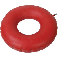 Drive Medical Inflatable Rubber Cushion, Red
