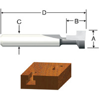 ROUTER BIT 3/8" KEYHOLE (Pack of 1)