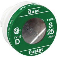 FUSE PLUG FUSTAT 25A (Pack of 1)