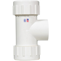 TEE PVC COMPRESSION 2"(Pack of 1)