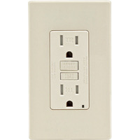 GFI RECPT&WLPLT 15A LA (Pack of 1)