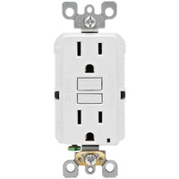 GFCI ST RECEPT 15A WHT (Pack of 1)