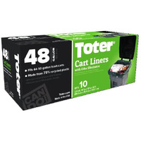 CART LINER 48GAL 10CT (Pack of 1)