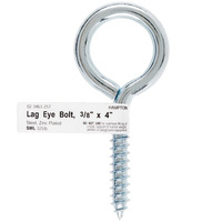 BOLT EYE LAG 3/8""X4"" (Pack of 10)