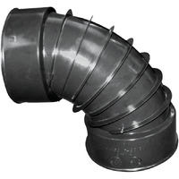 ELBOW CORRUGATE 3"90 (Pack of 1)
