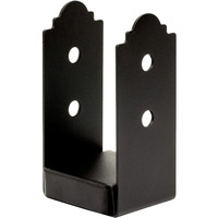 4x4 ZMAX Blk Post Base (Pack of 1)
